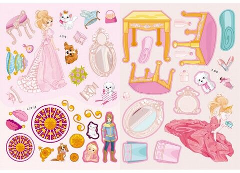 Книжка з наліпками. Книга Принцеси - фото 4
