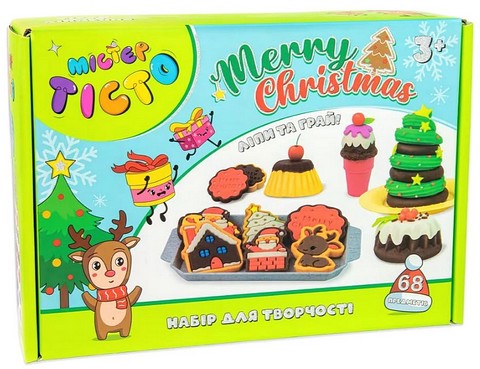 Набір для творчості. Містер тісто. Merry Christmas вид: Strateg - фото 1