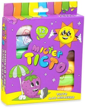 Набір для творчості. Містер тісто. 12 штук вид: Strateg Набір для творчості. Містер тісто. 12 штук вид: Strateg