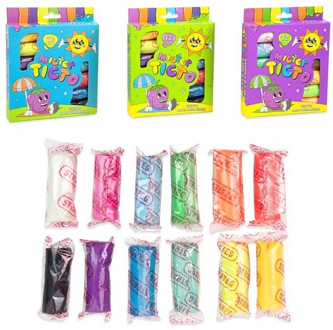 Набір для творчості. Містер тісто. 12 штук вид: Strateg - фото 2