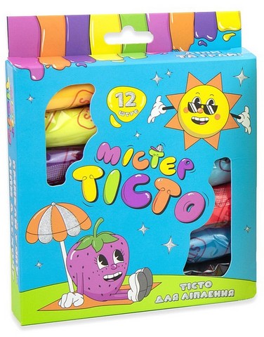 Набір для творчості. Містер тісто. 12 штук вид: Strateg - фото 3