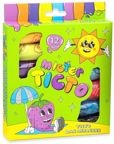 Набір для творчості. Містер тісто. 12 штук вид: Strateg - фото 4