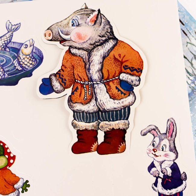 Мої перші казки Рукавичка Лисичка-сестричка та сірий вовк Ранок - фото 5