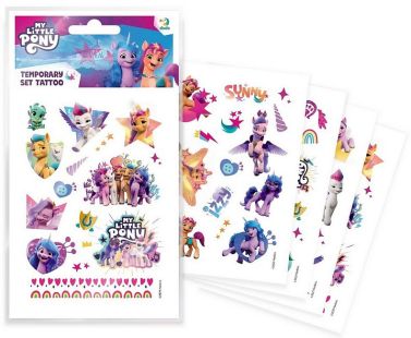 Набір дитячих тимчасових татуювань "My Little Pony"
