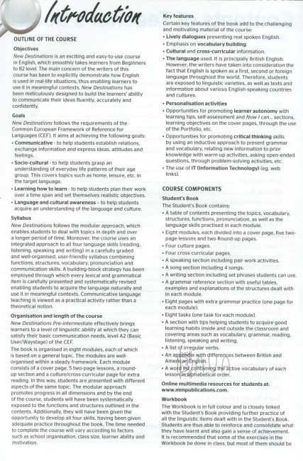 New Destinations. Pre-Intermediate A2. Teachers Book Publications Mitchell, H.Q. MM Publications - фото 7