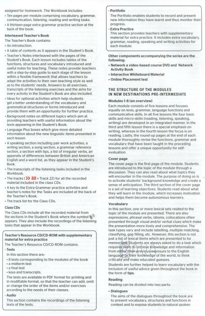 New Destinations. Pre-Intermediate A2. Teachers Book Publications Mitchell, H.Q. MM Publications - фото 8