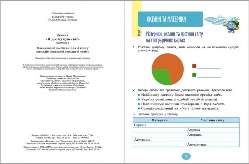 Робочий зошит Я досліджую світ 4 клас Частина 2 НУШ Авт: Гільберг Т. Тарнавська С. Вид-во: Генеза - фото 3