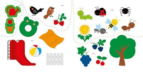 Мої перші слова з наліпками. На дачі - фото 4