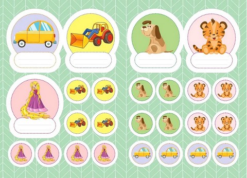 Наліпки для дитячого садочка. Равлик - фото 4