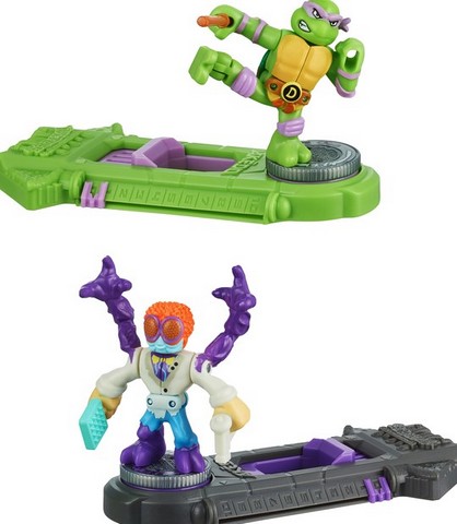 Набір для поєдинку Донателло та Бакстер TMNT (Черепашки-ніндзя). Ігровий набір TM Akedo - фото 4