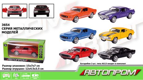 Моделька автомобіля Dodge/Ford зі звуком та світлом - фото 2