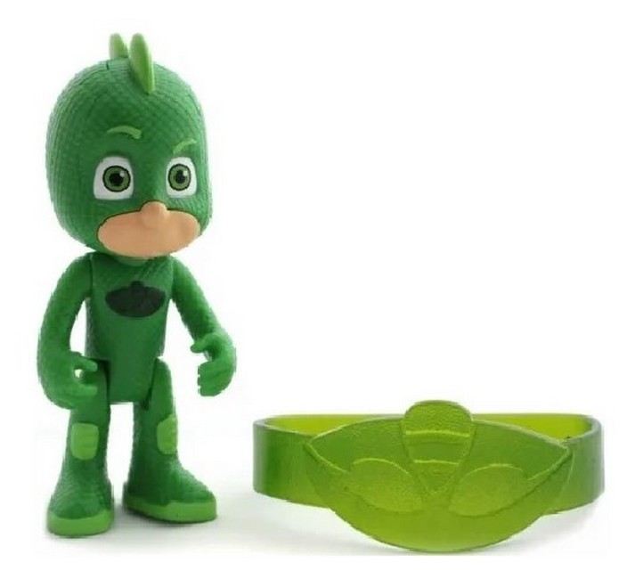 Гекко фігурка 8 см та браслет, що світиться. Ігровий набір TM PJ Masks. Play set Light Up Figure Gekko - фото 2