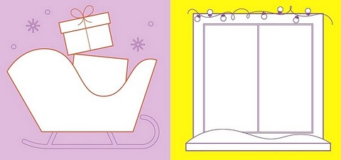 Наліпки-картинки. Зима - фото 2