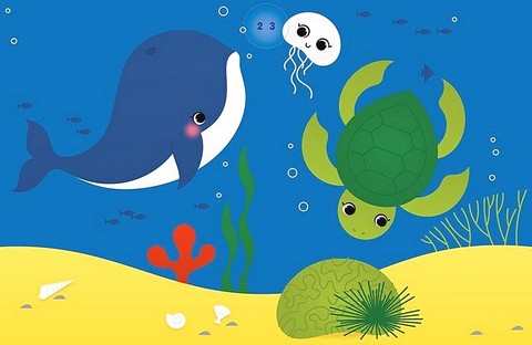 Море. Аплікації наліпками - фото 2