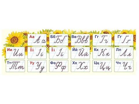 Стрічка прописних літер. Плакат - фото 2