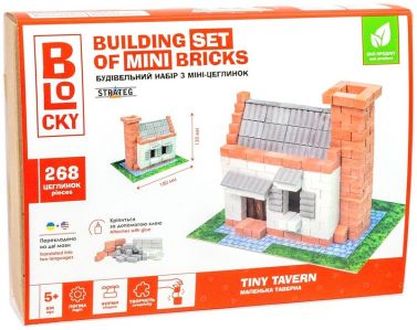 Маленька таверна. Будівельний набір для творчості з міні-цеглинок BLOCKY