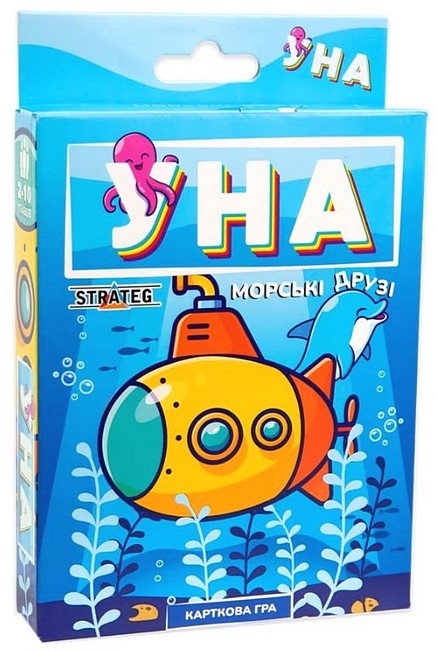 УНА. Морські друзі. Настільна карткова розважальна гра - фото 1