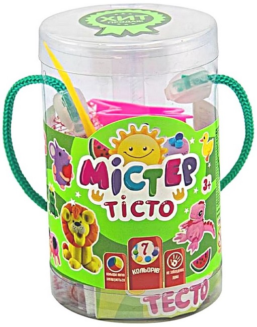 Набір маси для ліплення. Містер тісто. 7 кольорів - фото 1