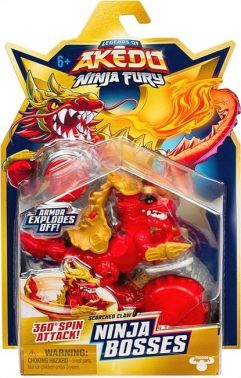 Набір для поєдинку "Скотчд Кло" (Ніндзя Босес). Ігровий набір Legends of Akedo Ninja Bosses