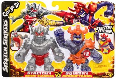 Герої Гуджитсу. Іграшка, що розтягується. Блейзагон та Коруптагон (Стретч Страйкерс)
