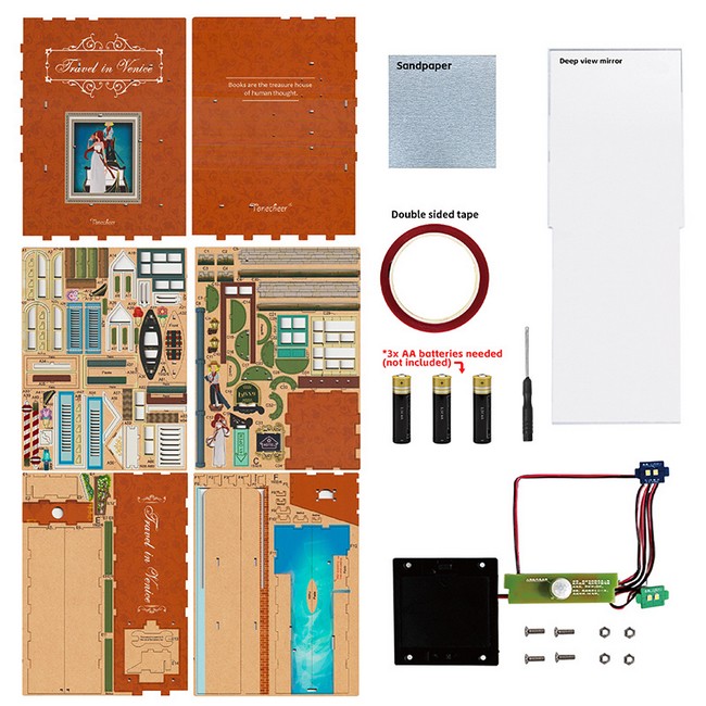 Бук нук Подорож до Венеції Румбокс Book Nook Travel in Venice - фото 3