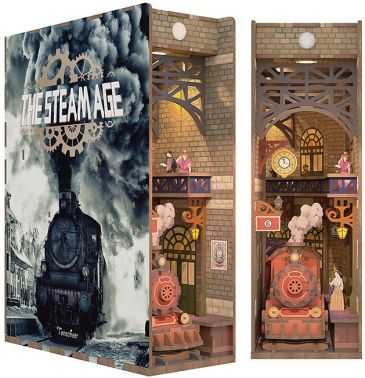 Бук нук Епоха пари Румбокс Book Nook The Steam Age Бук нук Епоха пари Румбокс Book Nook The Steam Age