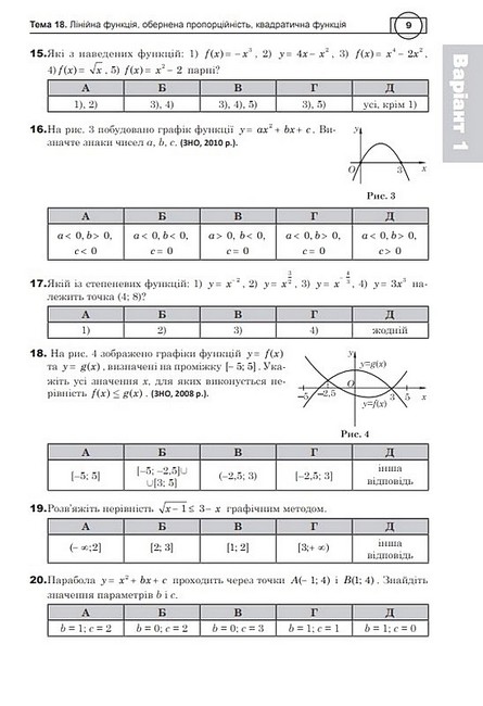 Комплексне видання ЗНО / НМТ 2025 Математика Алгебра та початки аналізу Частина 2 Авт: І. Клочко Вид-во: Богдан - фото 5