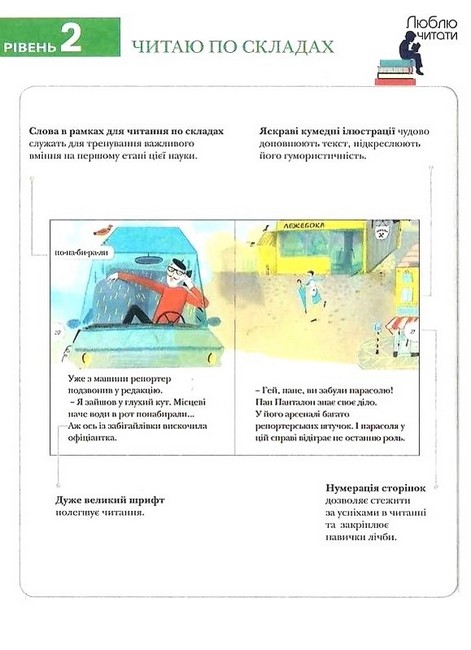 Парасоля пана Панталона Люблю читати Рівень 2 Авт: Збігнев Дмітроца Вид-во: Егмонт - фото 7