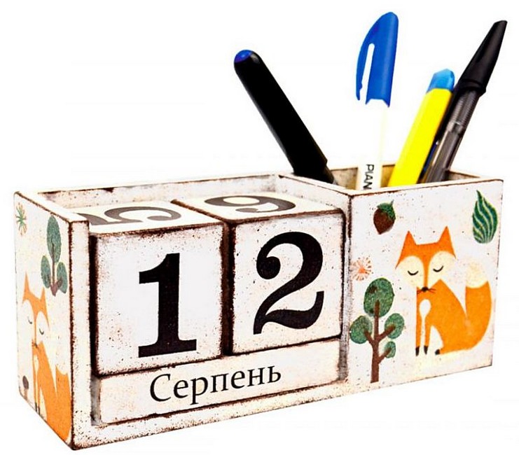 Набір для творчості Декупаж Вічний календар-підставка Вид-во: Умняшка - фото 2