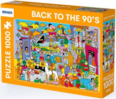 Пазл "Серія 90-ті Серіали та фільми" Вид-во: ORNER