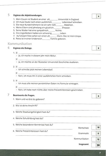 Тести Німецька мова 9 клас Parallelen 9 + аудіосупровід Авт: Надія Басай Вид-во: Методика Паблішинг - фото 3