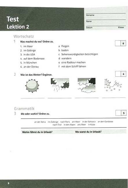 Тести Німецька мова 9 клас Parallelen 9 + аудіосупровід Авт: Надія Басай Вид-во: Методика Паблішинг - фото 4
