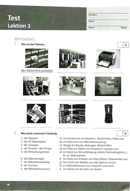 Тести Німецька мова 9 клас Parallelen 9 + аудіосупровід Авт: Надія Басай Вид-во: Методика Паблішинг - фото 6