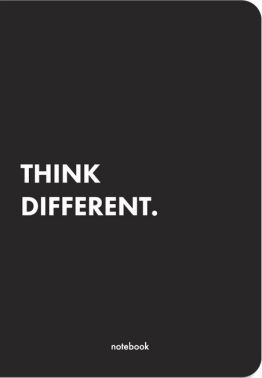 Блокнот "Think Different" чорний Вид-во: ORNER Блокнот "Think Different" чорний Вид-во: ORNER - Блокноти та скетчбуки