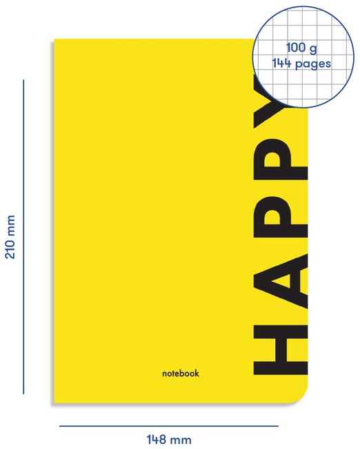Блокнот Happy желтый Вид-во: ORNER - фото 2