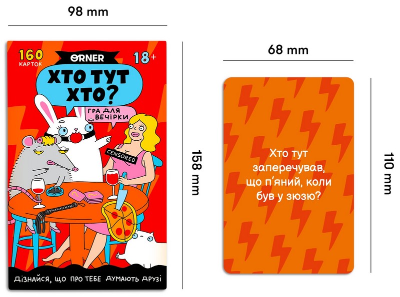 Хто тут хто гра для вечірки Вид-во: ORNER - фото 3