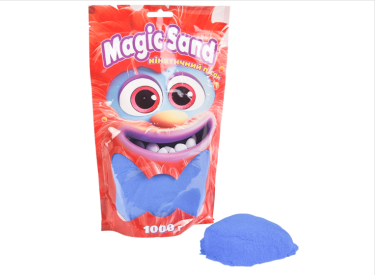 Magic sand Кінетичний пісок синій в пакеті, 1000 г Magic sand Кінетичний пісок синій в пакеті, 1000 г