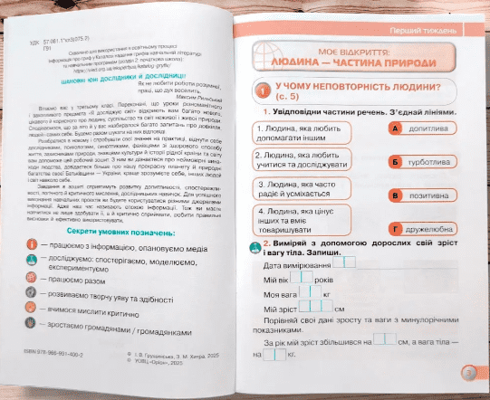 Робочий зошит Я досліджую світ 3 клас Частина 1 НУШ Авт: Грущинська І.В. Хитра З.М. Вид-во: Оріон - фото 3