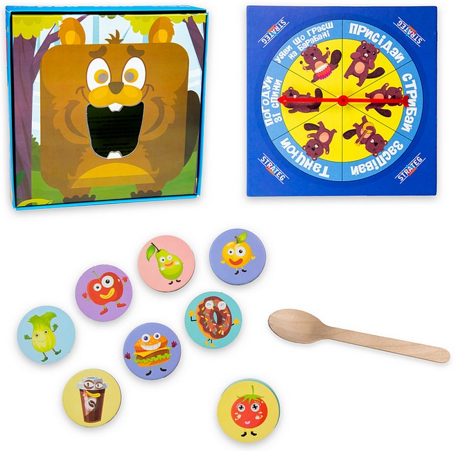 Настільна гра Погодуй мене Бобер Вид-во: Strateg - фото 2