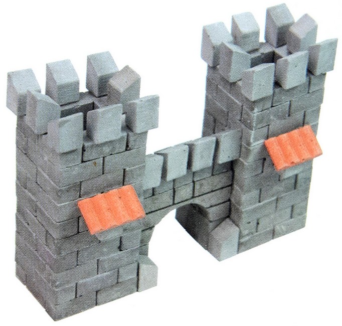 Конструктор з міні-цеглинок Дві вежі BLOCKY Вид-во: Strateg - фото 2