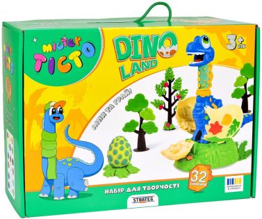 Набір для творчості Містер тісто Dino Land Вид-во: Strateg Набір для творчості Містер тісто Dino Land Вид-во: Strateg