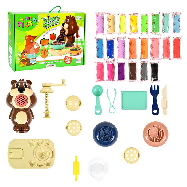 Набір для творчості Містер тісто Teddys Picnic Вид-во: Strateg - фото 2