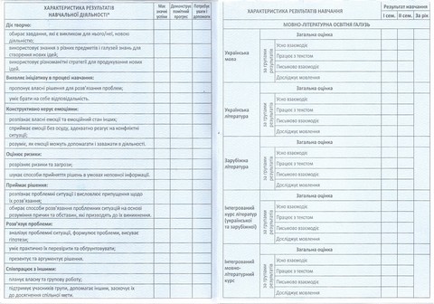 Свідоцтво досягнень 5-9 класи 2025 НУШ - фото 2