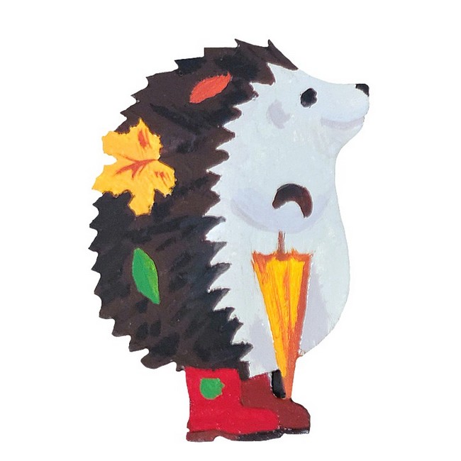 Набір для творчості Розпис по дереву Магніти Лісові мешканці Вид-во: Умняшка - фото 5