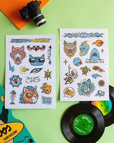 Тимчасові тату для старших хлопців Tattoos Акула Вид-во: Ранок - фото 4