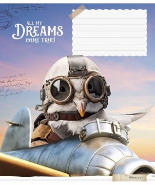 Зошит учнівський, 18арк., у клітинку, ВД-лак, Школярик - Шкільні зошити та словники