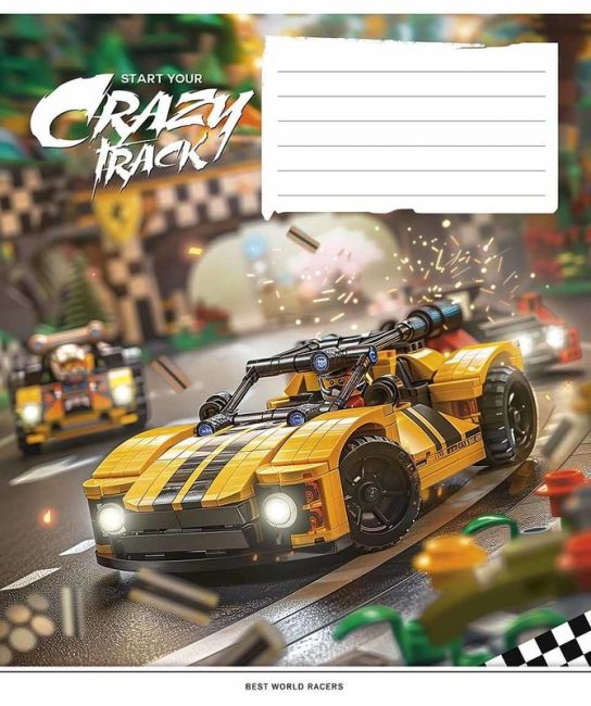 Зошит учнівський, 18арк., у клітинку, ВД-лак, Школярик - фото 4