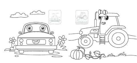 Транспорт. Розмальовка + наліпки - фото 2