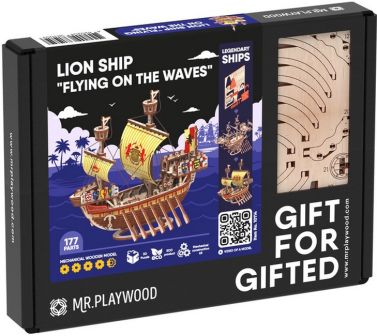 Конструктор Корабель Лев "Летаючий по хвилях" Вид-во: Mr.Playwood Конструктор Корабель Лев "Летаючий по хвилях" Вид-во: Mr.Playwood