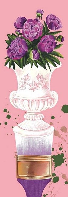 Закладка для книги «Пензлик. Квіти» - фото 1